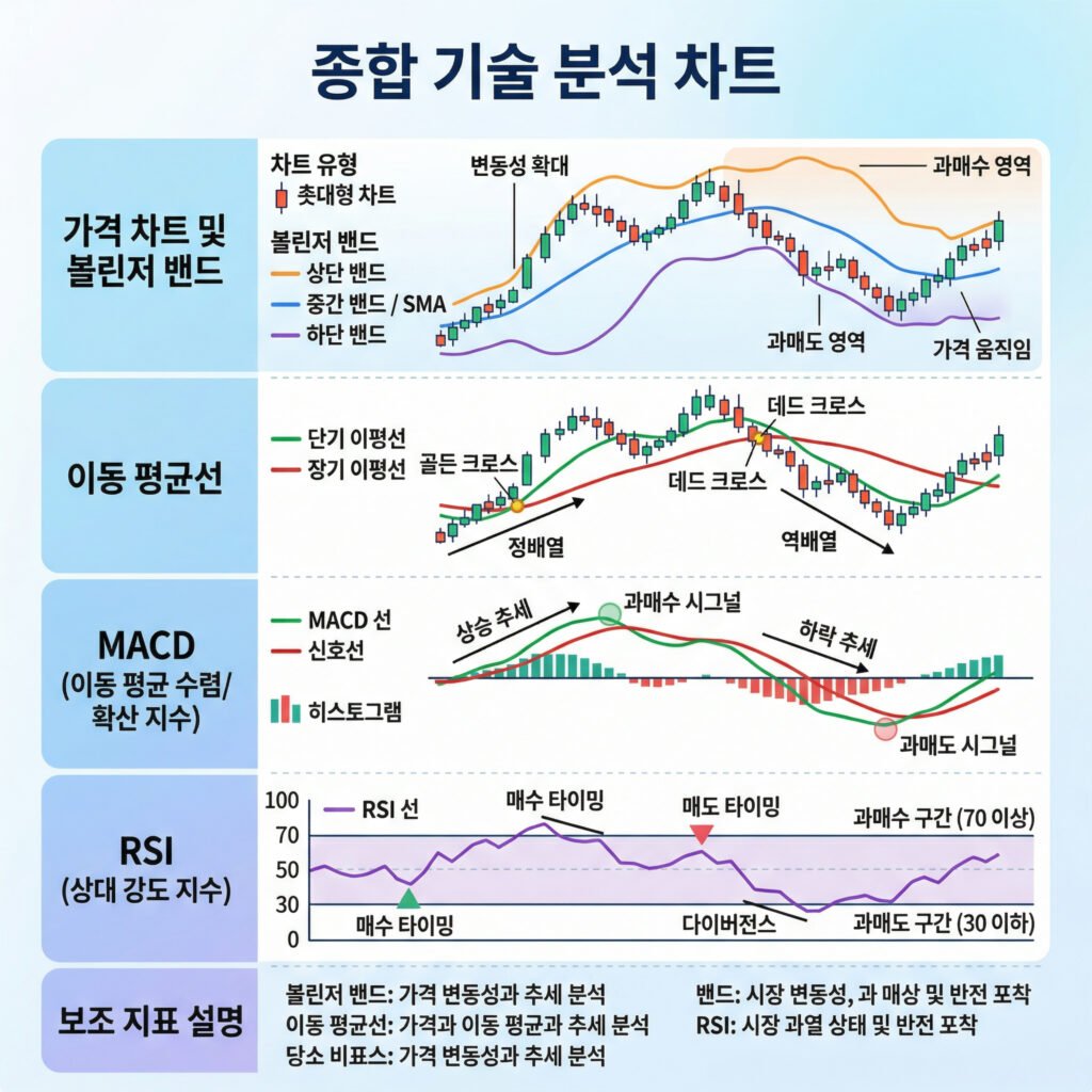 차트 보조지표 레이어 구조 설명 이미지