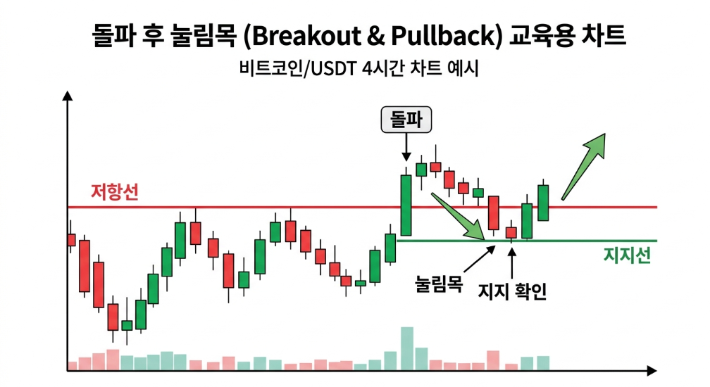 돌파 후 눌림목 차트