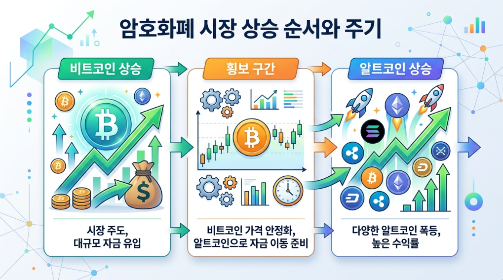 비트코인 이후 알트코인 상승 흐름