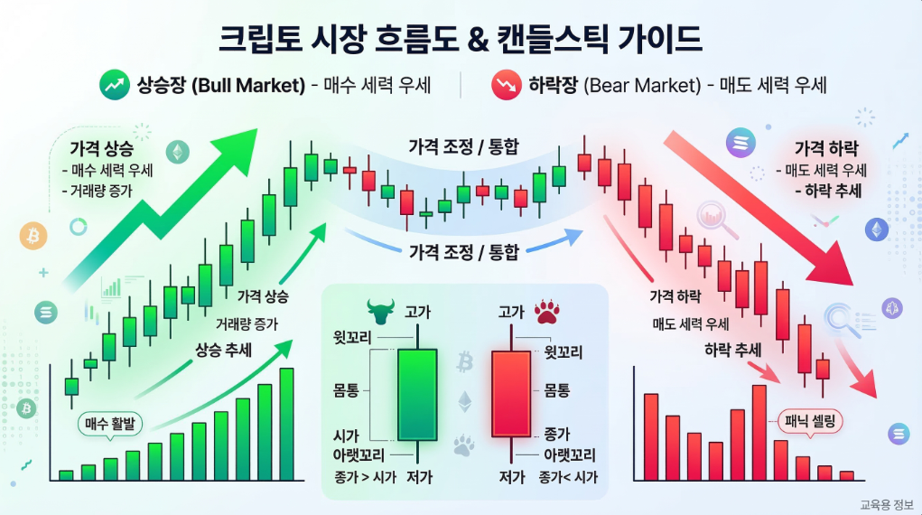 거래대금 변화에 따른 시장 흐름 설명