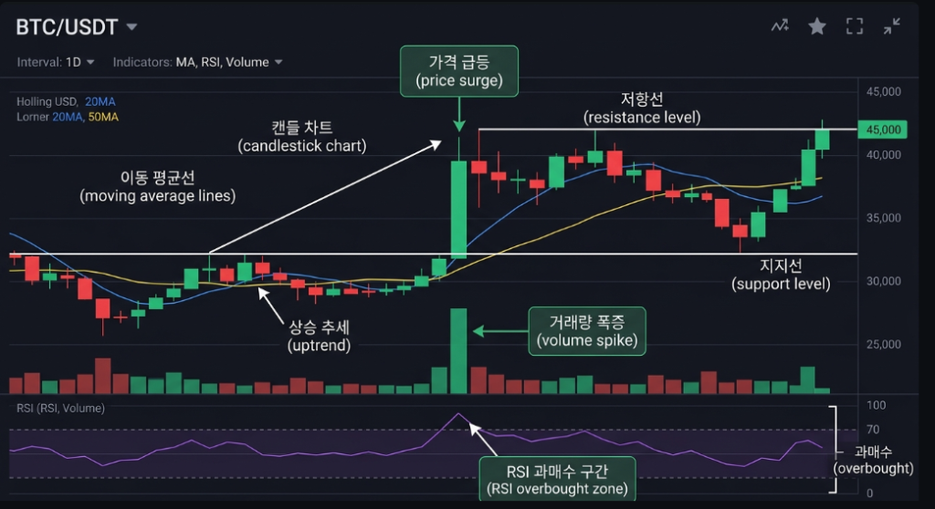 거래량과 RSI 조합 분석