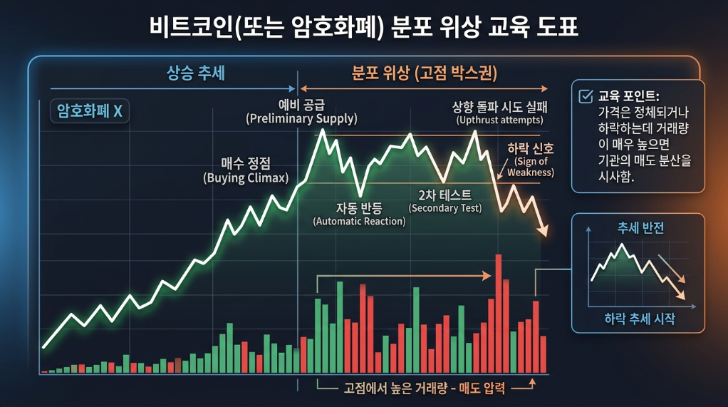 고점 물량 정리 차트