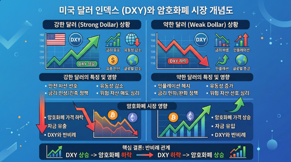텍스트: 달러지수 DXY 개념 설명