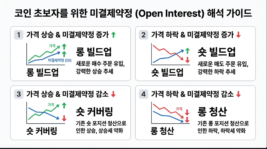 코인 오픈이자 4가지 기본 해석 이미지